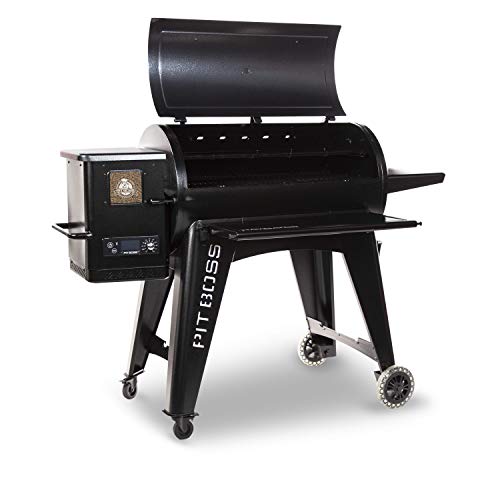 PIT BOSS PB1150G Wood Pellet Grill with Cover and Folding Front Shelf, 1150 sq. inch Black