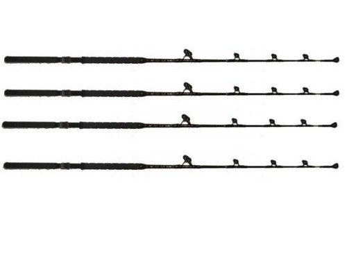 EAT MY TACKLE Blue Marlin Tournament Edition Fishing Rods 160-200 Pound (4 Pack)