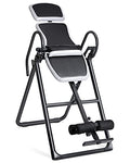 None Inversion Table Foldable Inversion Equipment with Adjustable Headrest and Lumbar Support