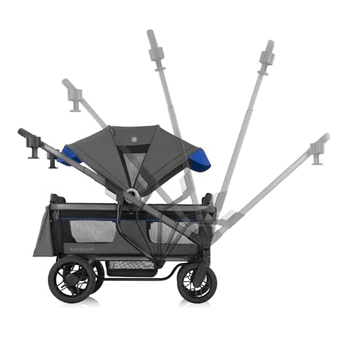 Evenflo Shyft Rideshare All-Terrain Stroller Wagon Electric Blue