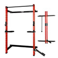 Yes4All Folding Wall Mounted Power Cage Multi Metal Grip Dip Handle Attachment