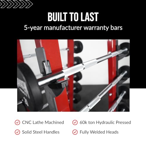 Mayhem Strength Fixed Straight Weight Barbell Set - Strength Training Equipment