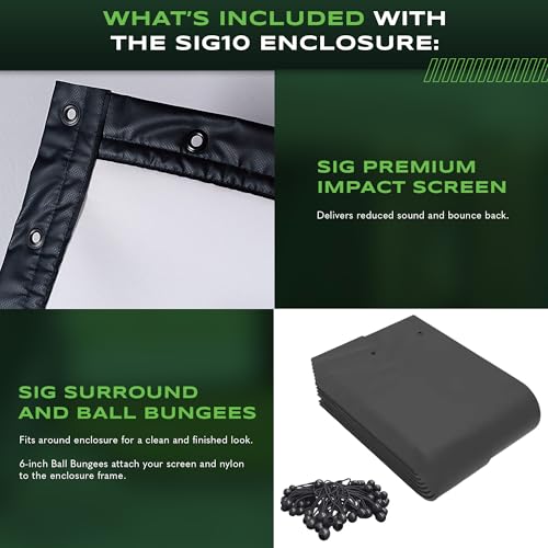 The Indoor Golf Shop SIG10 Golf Simulator Enclosure with SIGPRO Screen