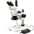 AmScope Professional Trinocular Stereo Zoom Microscope 3.5X-45X White