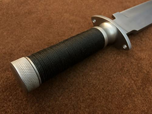 SUFI Custom Handmade 5160 Spring Steel Predator MCS Replica Bowie Tactical Knife Grey