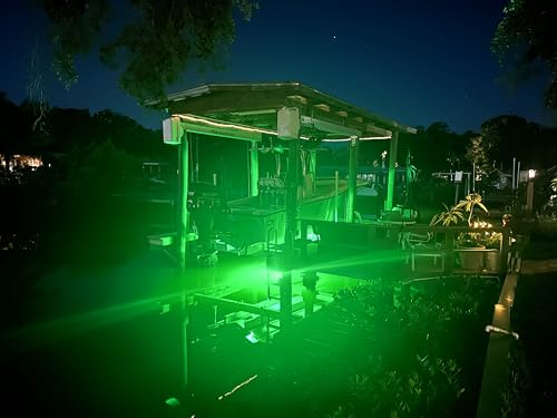 Incredible Underwater LED Lighting Mega-Watt Underwater Dock Light System 32000 Lumens Red