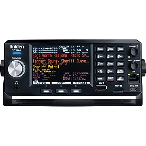Uniden SDS200 True I/Q™ TrunkTracker X Digital Scanner