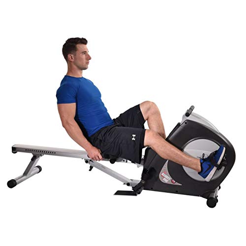 Stamina Conversion II Recumbent Exercise Bike and Rower Grey