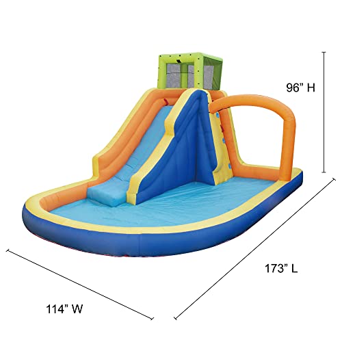 BANZAI Splash Falls Inflatable Water Park Multi