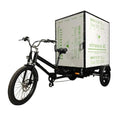 Cozytrikes Electric Box Cargo Bike Black