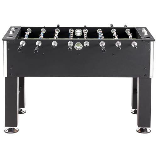 VEVOR Foosball Table 55 inch Standard Size Indoor Full Size for Home, Family, and Game Room Black