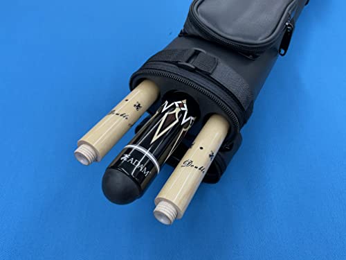 Generic Carom Cue Adam Sendai with 2 Shafts & Case for 3 Cushion Billiards