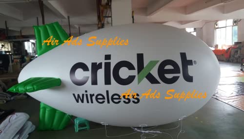 Air-Ads Supplies Giant Inflatable Advertising Blimp White