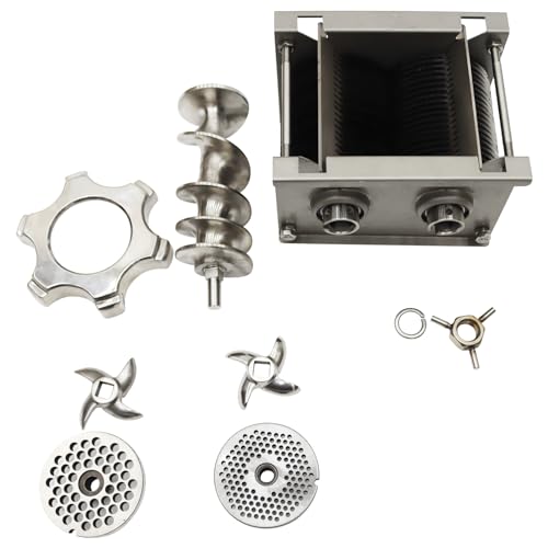 HayWHNKN 5mm Meat Cutting Machine and Grinder Stainless Steel Silver