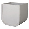 Emissary Terrazzo Square Planter 28in x 24in x 28.5in Terrazzo White
