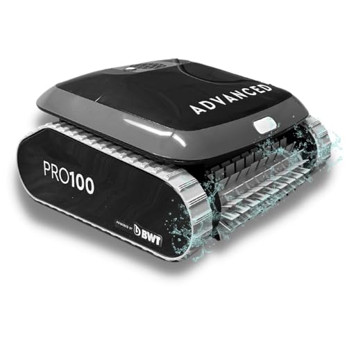 Discount Pool Mart Advanced Pro Robotic Swimming Pool Cleaner Robot Black