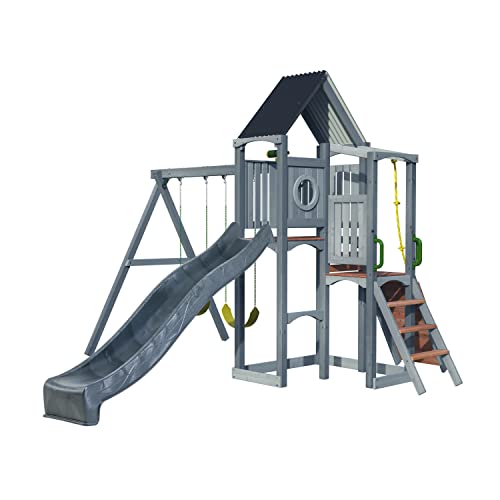 Jack and June Haven II Cedar Swingset Playground Equipment