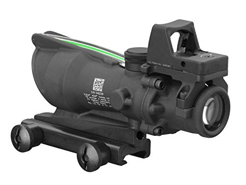 Trijicon 4x32mm ACOG Dual Illumination Green Chevron .223 Reticle RMR Sight with TA51 Mount Black
