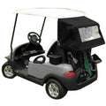 DOORWORKS GOLF CART ENCLOSURES Golf Cart Club Cover - DryClub Canopy in Sunbrella Black