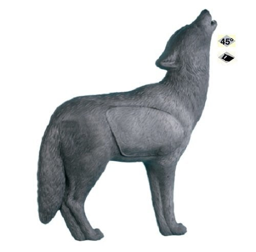 Rinehart Targets 459 Howling Grey Wolf Self Healing Archery Hunting Target Multicolor