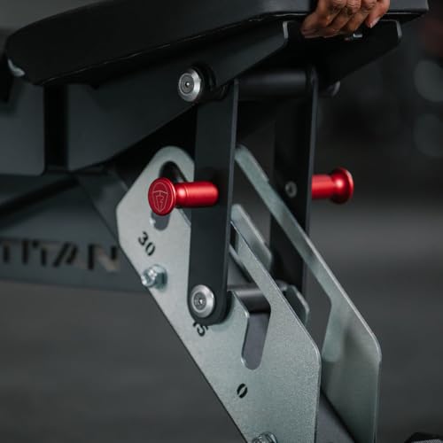Titan Fitness Adjustable Bench Single Post 600 LB Incline/1000 LB Flat