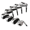 Powerbilt Golf EX-550 Hybrid Iron Set Men's Right Handed 4-SW Regular Flex Graphite Silver/Black