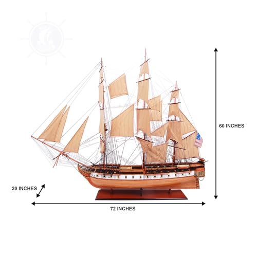Old Modern Handicrafts USS Constitution Collectible X-Large Red