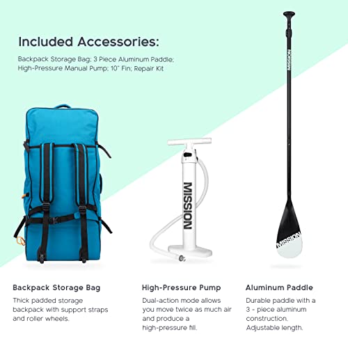 MISSION Trident Inflatable Stand Up Paddle Board iSUP