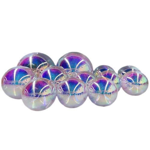 YBZCHLM Giant Inflatable Mirror Ball Set with Air Pump - Iridescent (12pcs)