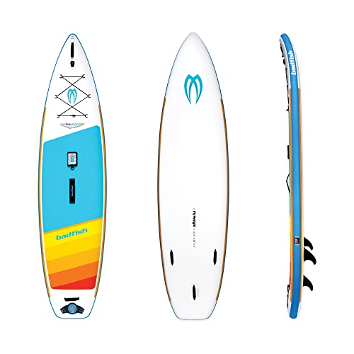 Badfish Flyweight Inflatable Stand Up Paddle Board White/Blue/Multi