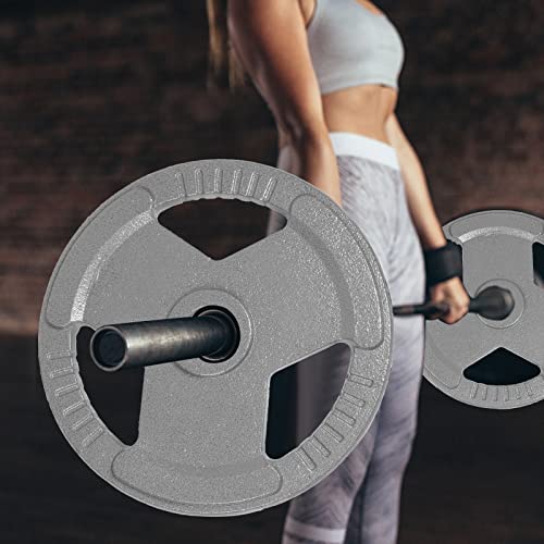 Generic Olympic Weight Plate Set 262LB Rubber Grip for Strength Training