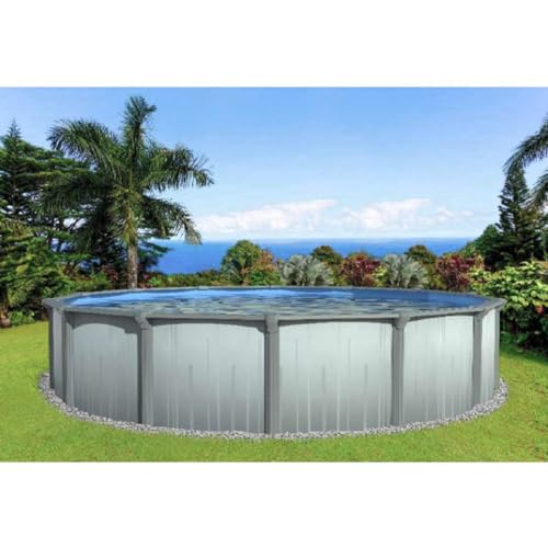 Lake Effect Pools Aqua Brook Above-Ground Swimming Pool Bundle Blue