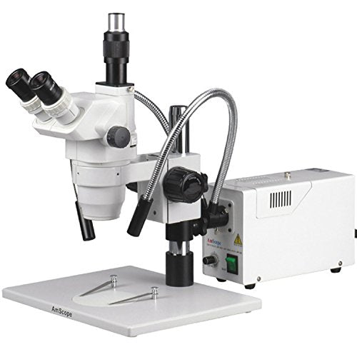 AmScope Professional Trinocular Zoom Microscope 2X-225X White
