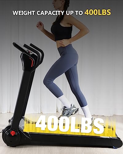 GARVEE 4.0 HP Folding Treadmill Black