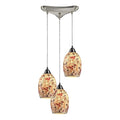 Elk Home Avalon Mini Pendant 3-Light Satin Nickel