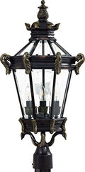 Minka Lavery Outdoor Post Lights 8936-95 Stratford Hall Aluminum Lighting Fixture 160 Watts Brown