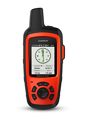 Garmin inReach Explorer+ Handheld Satellite Communicator with TOPO Maps and GPS Navigation Renewed