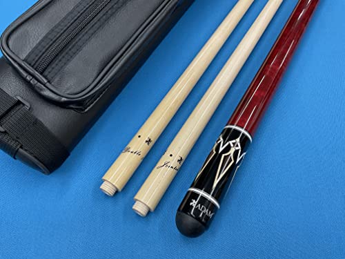 Generic Carom Cue Adam Sendai with 2 Shafts & Case for 3 Cushion Billiards
