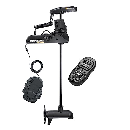 Minn Kota Ulterra Freshwater Bow-Mount Trolling Motor 60-Inch Shaft i-Pilot GPS Black