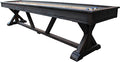 Playcraft Brazos River 12' Weathered Black Pro-Style Shuffleboard Table Black