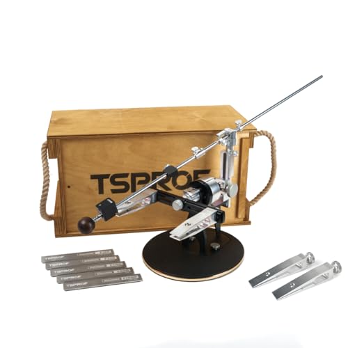 TSPROF K03 Pro AL Knife Sharpening Kit Silver