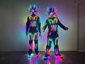 Earthradius LED Robot Suit Festival Costume Multi Color M
