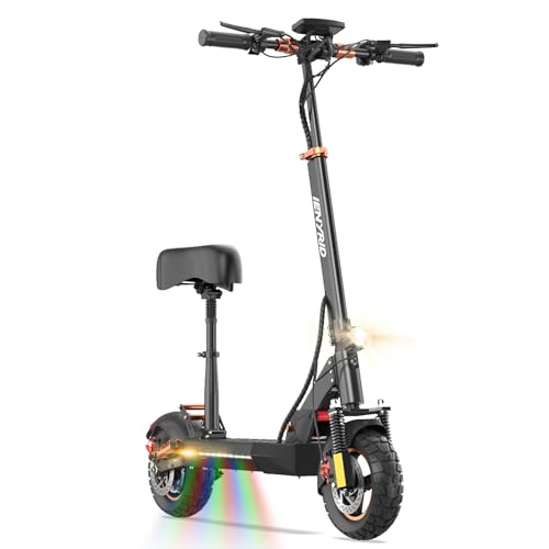 iENYRID Adults Electric Scooter 800W Motor 10" Off-Road Tires 48V 28mph Black