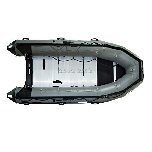 Seamax Ocean430T Commercial Grade Inflatable Boat 14ft Dark Grey