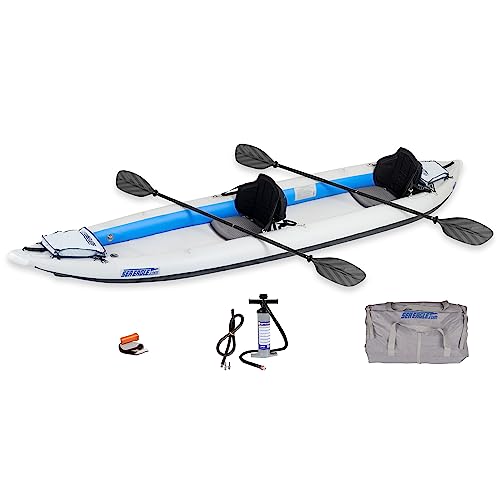 Sea Eagle 465FT Fasttrack Inflatable 15'3" Touring Kayak Blue/Gray