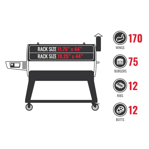 recteq Flagship XL 1400 Wi-Fi Pellet Smoker Grill 1437 Sq. in.