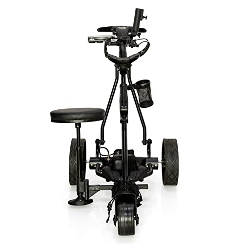 Eagle Caddy Electric Golf Push Cart with Remote Control - Lithium Battery Grey/Black