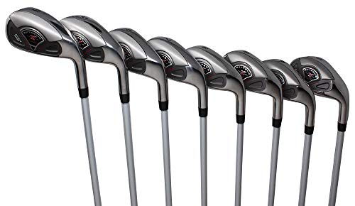 Extreme X7 Big & Tall Men's Iron Set +1" Right Regular Flex Graphite Black