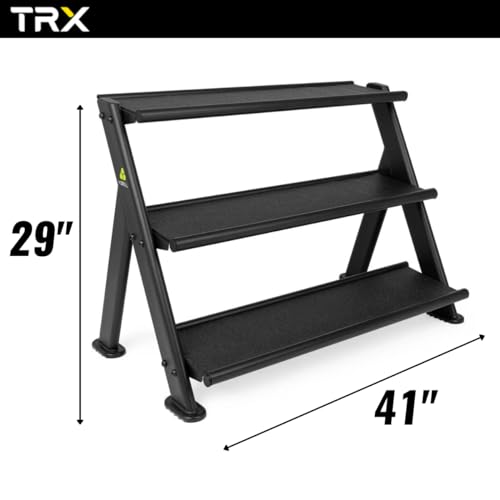 YBell TRX Horizontal Rack 12-YBell Capacity Black