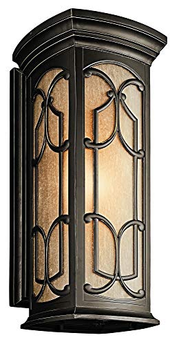 Kichler Franceasi 1-Light Outdoor Wall Mount Bronze
